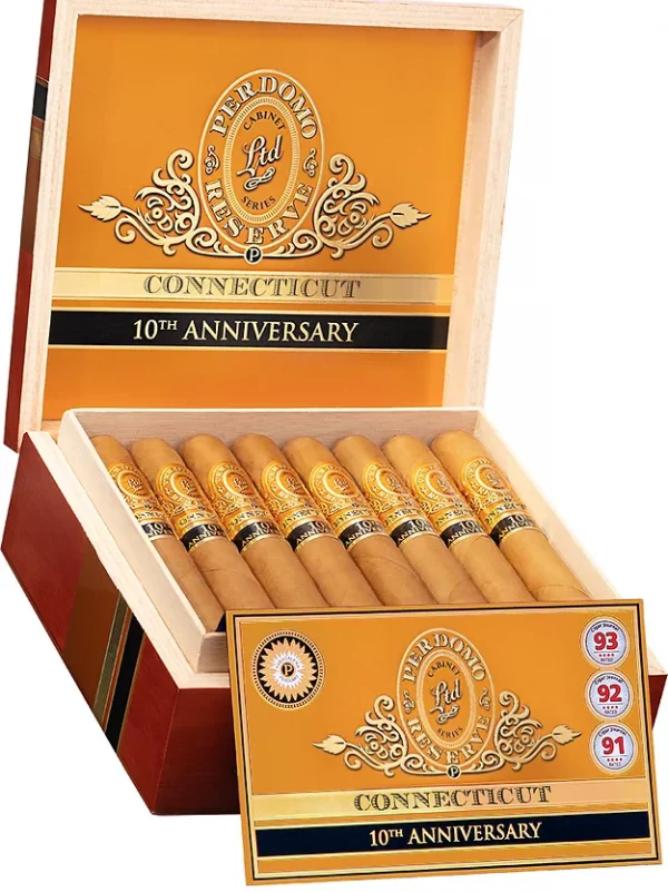Perdomo Reserve 10th Anniversary Connecticut Epicure  - Box of 25 Cigars