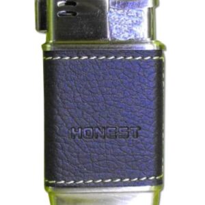 Honest Boyd Black Leather  Pipe Lighter