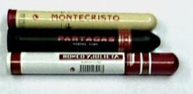 Three Tubed Cuban Cigars