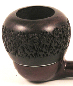 Falcon Pipe Standard  Rustic  Apple Pipe  Bowl