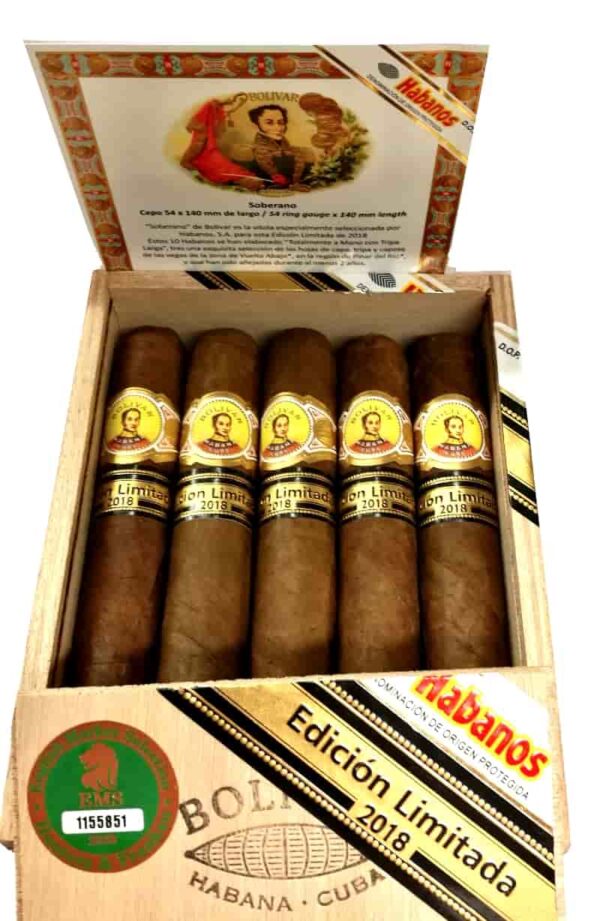 Bolivar Limited Edition 2018 Soberanos Cigar -  Box of 10