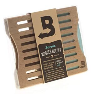 The Boveda Wooden Packet Holder  Holds 2 Packs