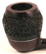 Falcon Pipe Standard Rustic Bulldog Pipe  Bowl