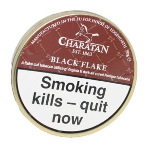 Charatan Black Flake Pipe Tobacco - 50 Grams