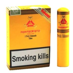 Montecristo Petit Edmundo Cigars - Pack of 3 Tubed Cigars