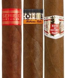 Three Cuban Robusto Cigars Sampler