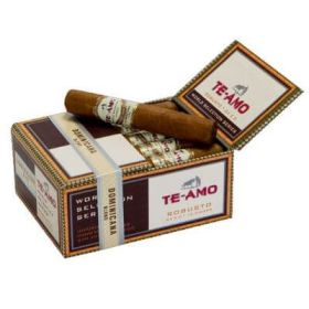 Te-Amo Robusto Dominican  Republic Blend - Box of 15 Cigars