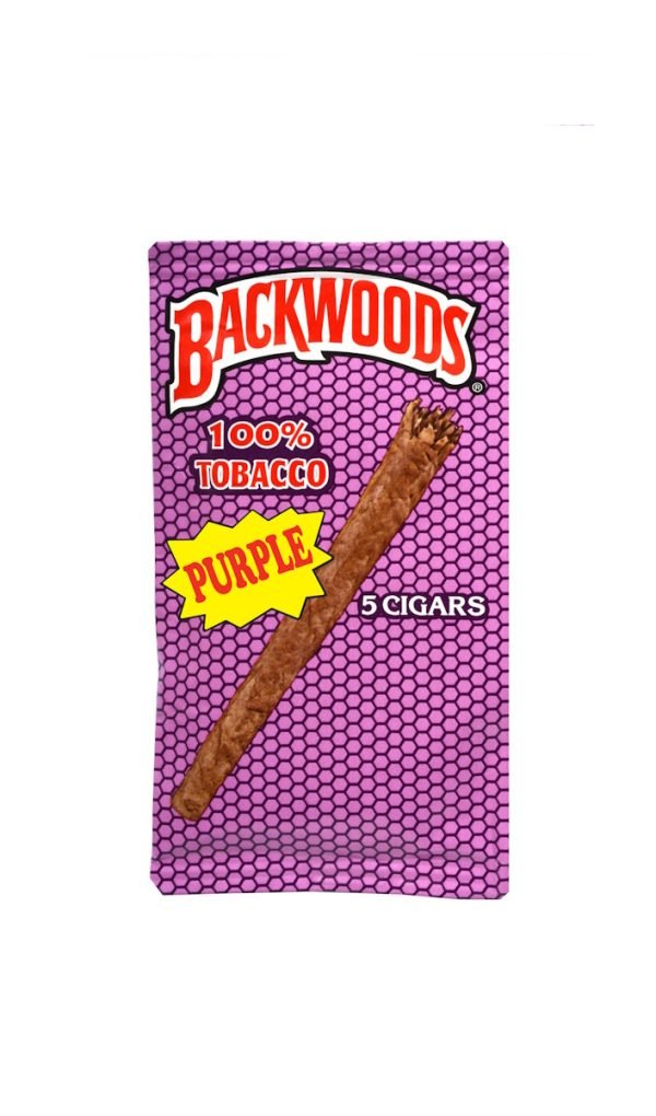 The Purple Backwoods - Berry Flavour Pack of 5 Cigars
