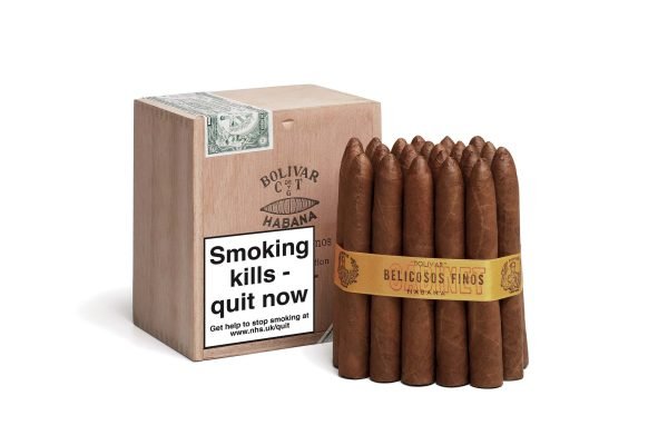 Bolivar Belicosos Finos Cigar - Cabinet Box of 25 Cigars