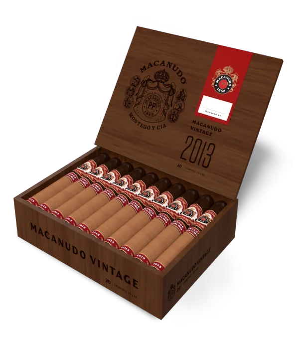 Macanudo Vintage 2013 Maduro Toro Grande Cigars- Box of 20 Cigars