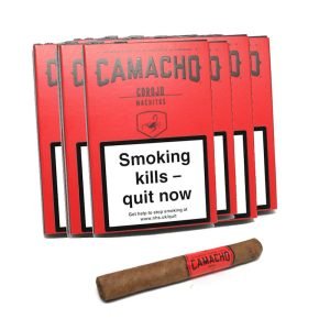 Camacho Machitos Red (Corojo) Cigar – Buy 5 Pack of 6 cigars - Receive 6 packs = 36 cigars