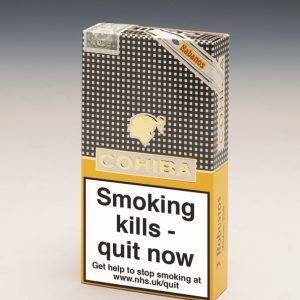 Cohiba Robusto Cigar in a  Cardboard Gift Box of 3