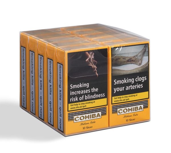 Cohiba Shorts Cigars - 10 Packs of 10 = 100 cigars