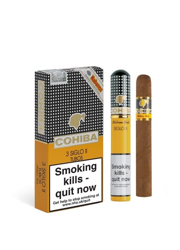 Cohiba Siglo II Tubed Cigar - Pack of 3 - Image 2