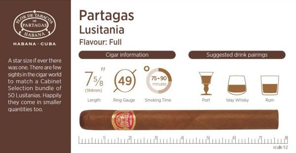 Partagas Lusitania Cigar Single Cigar - Image 2