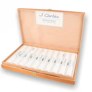 J. Cortes Premium Dominican  Cigar White - Box of 10