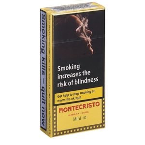 Montecristo Mini Cuban Cigars  - 1 Pack of 10