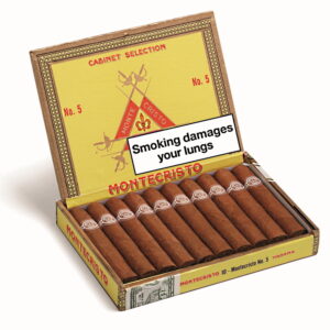 Montecristo No. 5 Cigar - Box of 10 - Cigars of Cuba