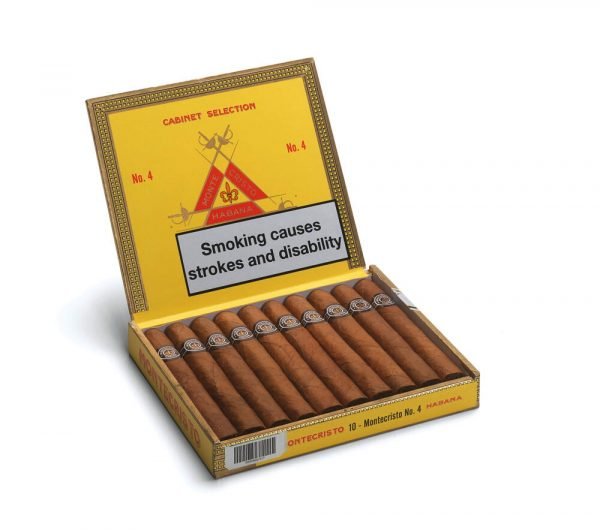 Montecristo No. 4 Cigars  Box of 10 Cigars