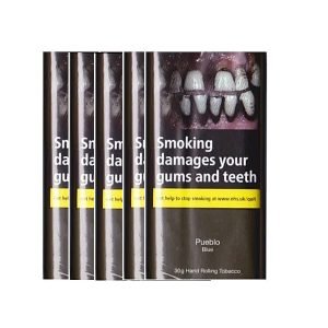 Pueblo Blue Handrolling Tobacco 5 pouches of 30 gram