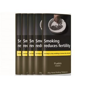 Pueblo Classic Handrolling Tobacco  - 5 pouches of 30 Grams