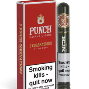 Punch Coronation Cigars in  3's - In Cedar Lined Tubes