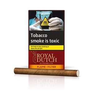 Royal Dutch  Flame-Filter Aromatic Cigarillos - Pack of 10