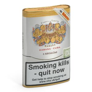 H Upmann Regalias tin of 5 cigars