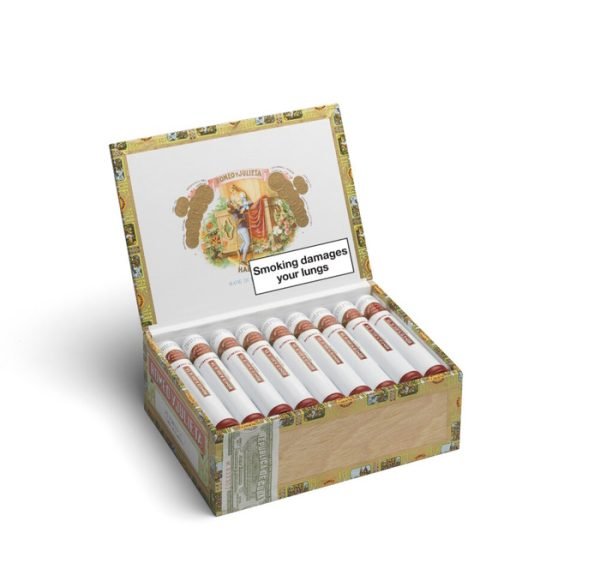 Romeo Y Julieta No.3 cigars Box of 25 - In Cedar Lined Tubes - Image 2