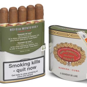 HOYO DE MONTERREY Souvenir de Luxe in Tins of 5
