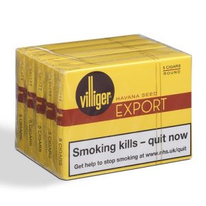 Villiger Export Round – Buy 5 packs = 25 Cigars