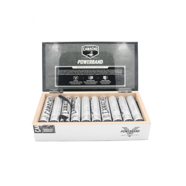 Camacho Powerband Robusto Cigar – Box of 20 Tubed Cigars