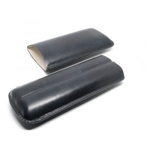 Leather Artamis Churchill 2 Finger Cigar Case