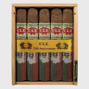 C. L. E. 25th Anniversary Robusto Cigar Box of 20 Cigars