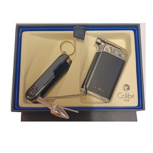 Colibri Pipe Lighter and Pipe Tool Gift Set