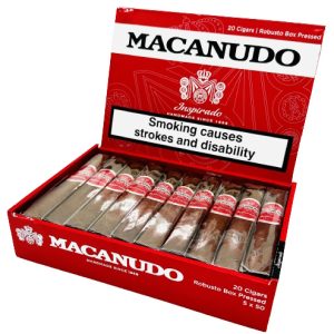 Macanudo Red Inspirado Robusto Cigars - Box of 20 Cigars
