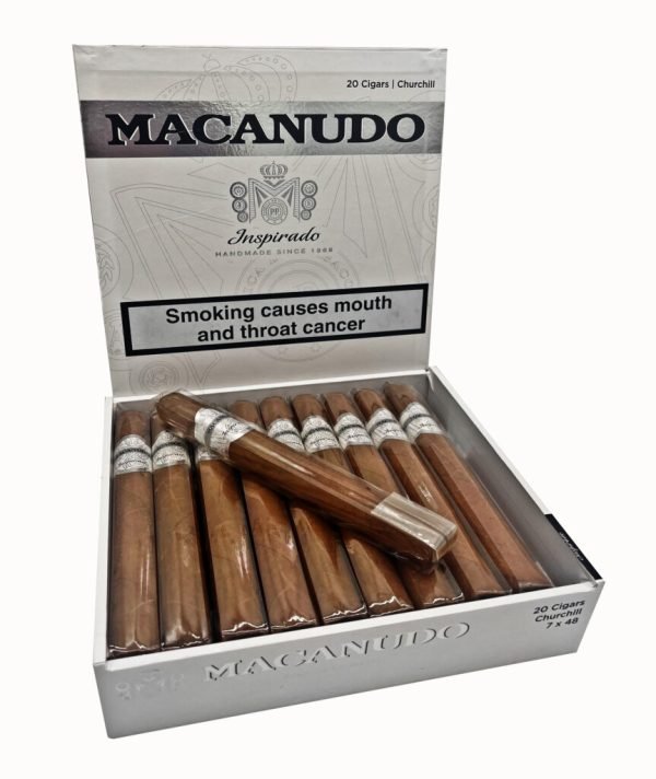 Macanudo White Inspirado  Churchill  - Box of 20 Cigars