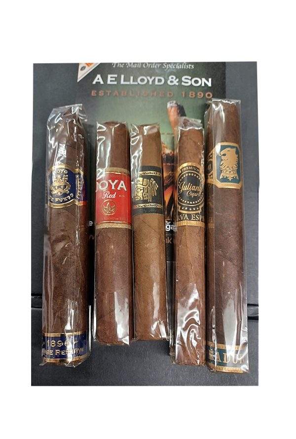 Maduro Cigar Sampler - 5 Cigars Gift Boxed