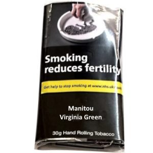 Manitou Additive Free Handrolling Tobacco 30 gram pouch