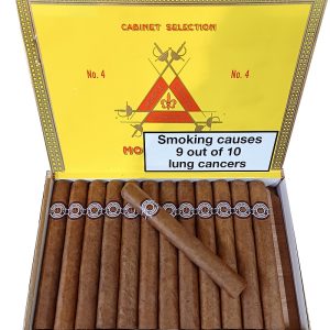 Montecristo No. 4  Cigars  Box of  25 Cigars