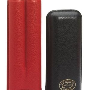 Partagas Leather Case with Two Serie P No.2 Cigars