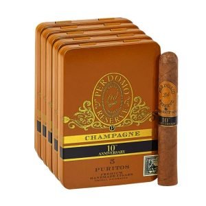 Perdomo 10th Anniversary Connecticut Purito Tin of 5 Nicaraguan Cigars