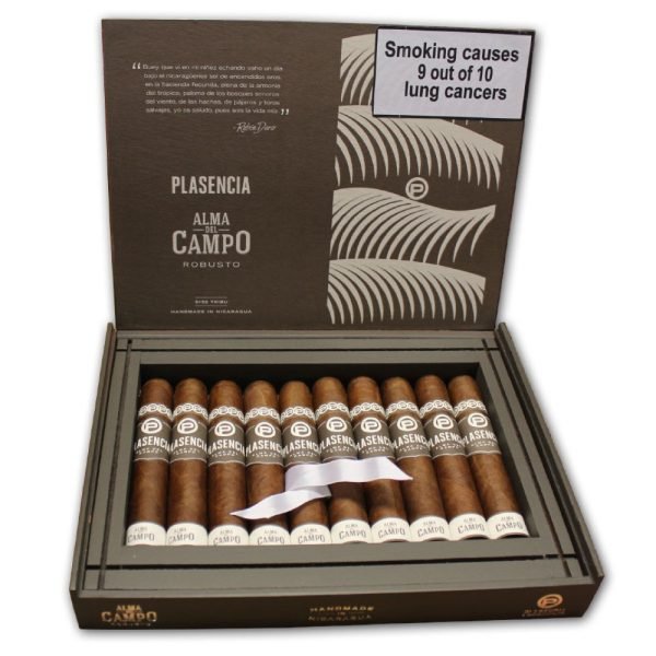 Plasencia Alma Del Campo Tribu Robusto Cigar – Box of 10