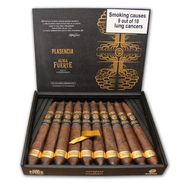 Plasencia Alma Fuerte Generacion V Cigar - Box of 10