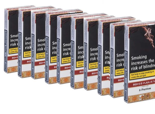 Romeo Y Julieta Puritos Cigars - 10 packs of 5 = 50 Puritos
